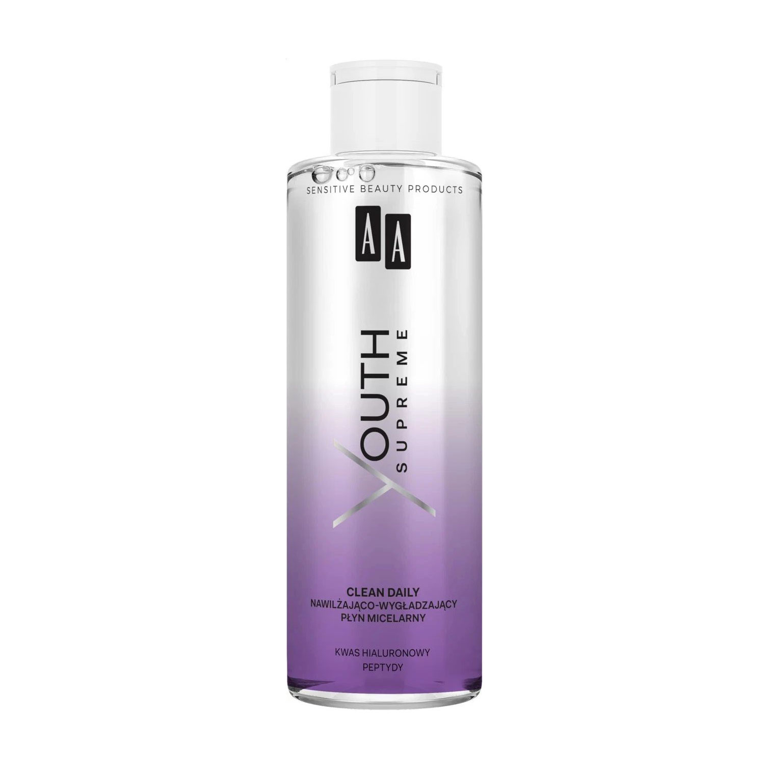 Міцелярна вода для обличчя AA Youth Supreme Clean Daily Moisturising &amp; Smoothing Micellar Water, 200 мл
